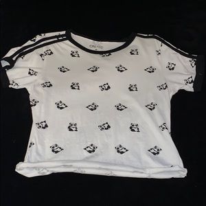 Panda crop top